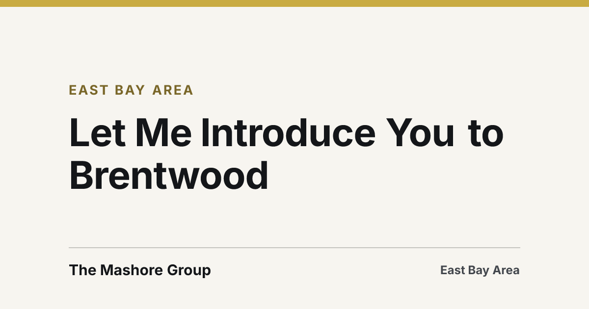 Title card for the article: Let Me Introduce You to Brentwood