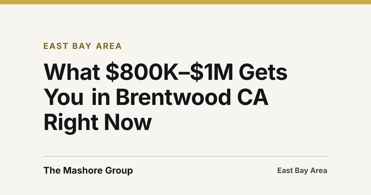 Title card for the article: What $800K–$1M Gets You in Brentwood CA Right Now